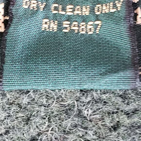 Vintage Abercrombie Fitch Sweater Women Large Green Shetland Wool Fair Isle - Picture 7 of 8